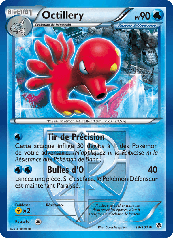 Octillery, card 19 from Explosion Plasma