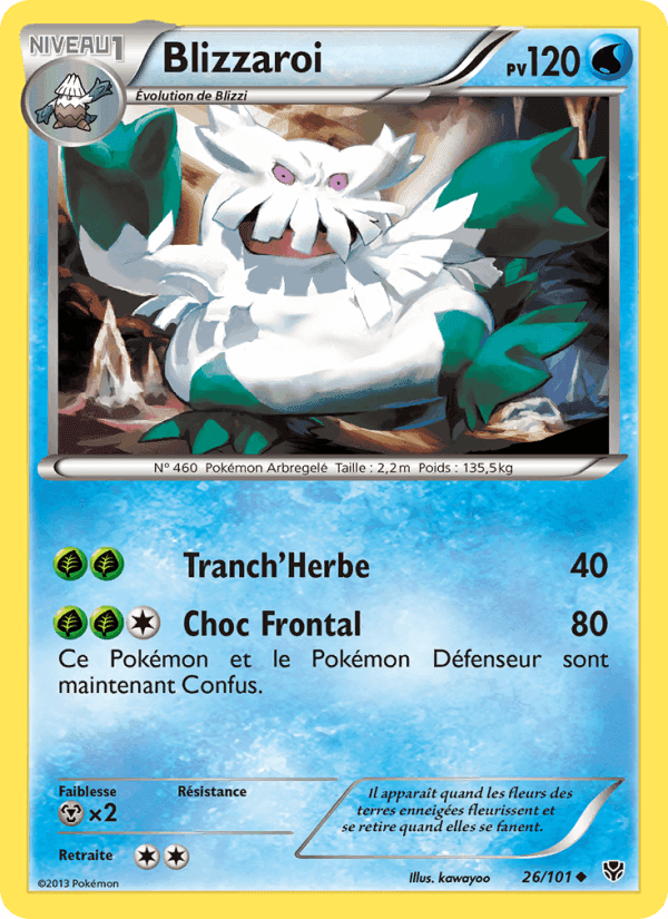 Blizzaroi, carte 26 de Explosion Plasma