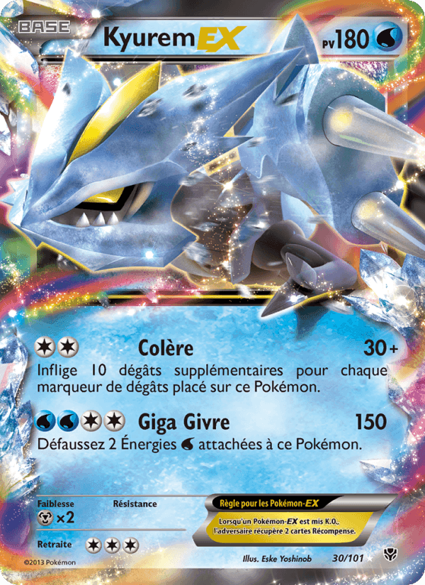 Kyurem EX, card 30 from Explosion Plasma