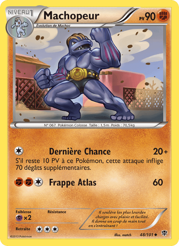 Machopeur, carte 48 de Explosion Plasma