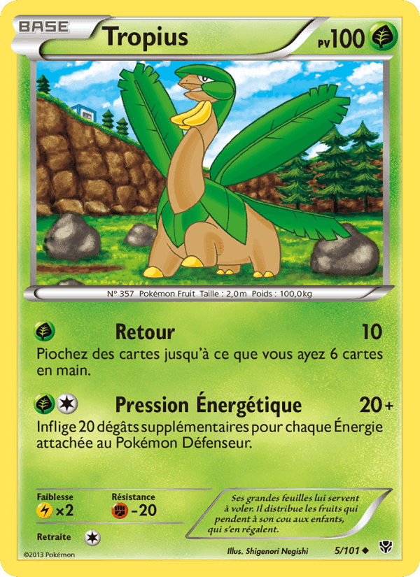 Tropius, carte 5 de Explosion Plasma