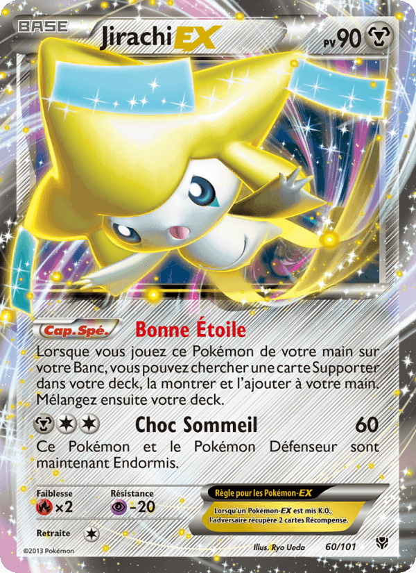 Jirachi EX, card 60 from Explosion Plasma
