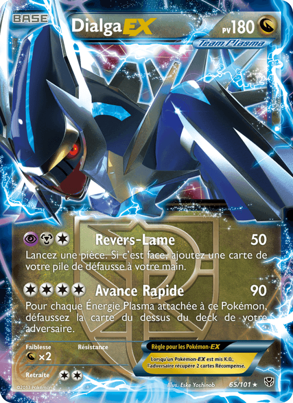 Dialga EX, card 65 from Explosion Plasma