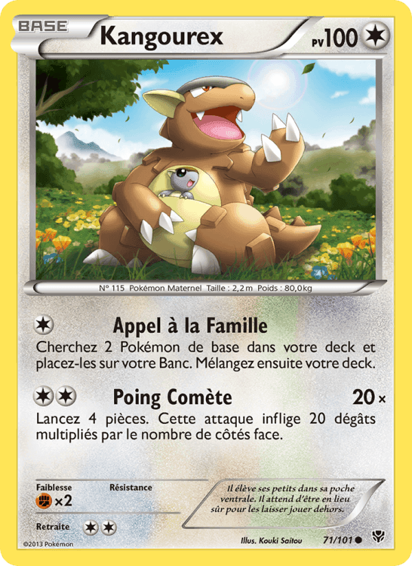 Kangourex, carte 71 de Explosion Plasma