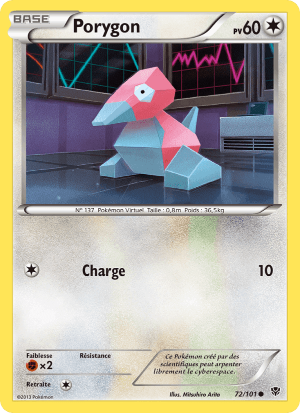 Porygon, carta 72 di Explosion Plasma