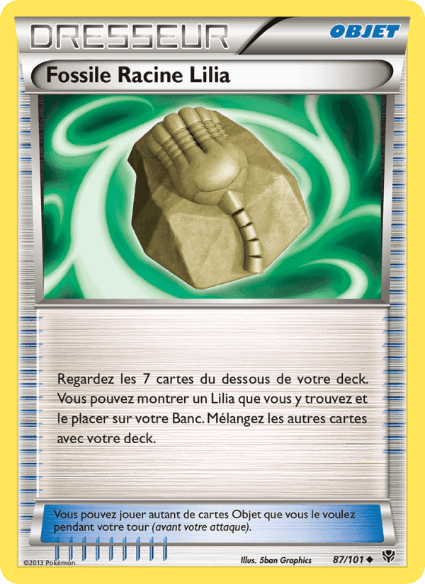 Fossile Racine Lilia, card 87 from Explosion Plasma
