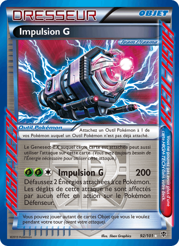 Impulsion G, carta 92 de Explosion Plasma