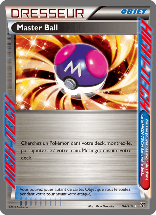 Master Ball, card 94 from Explosion Plasma