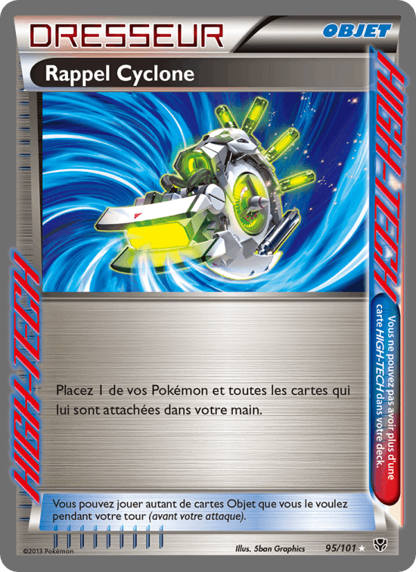 Rappel Cyclone, card 95 from Explosion Plasma