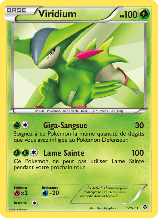 Viridium, card 17 from Pouvoirs Émergents