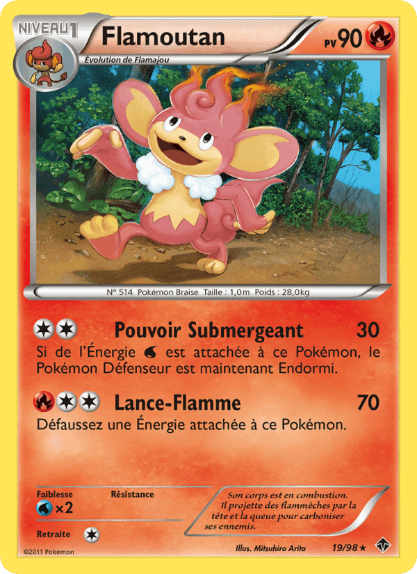 Flamoutan, carta 19 di Pouvoirs Émergents