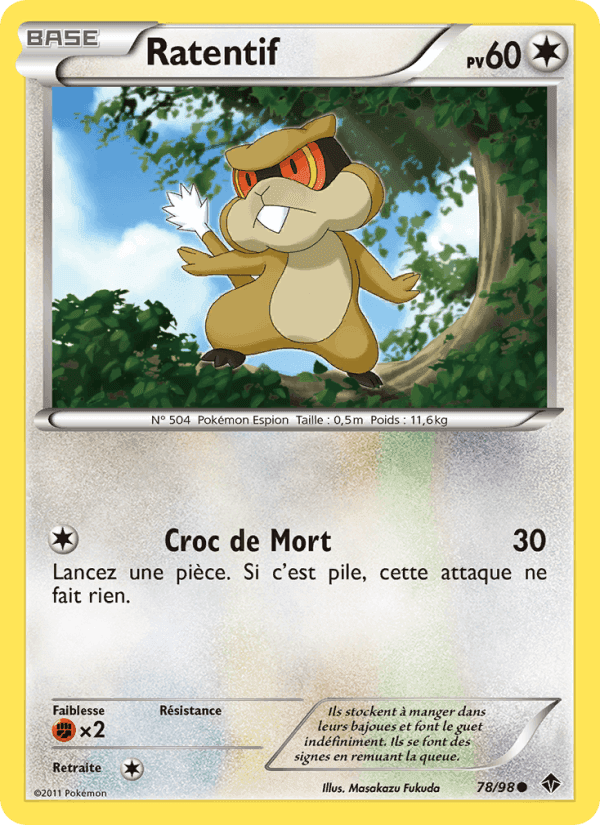 Ratentif, carte 78 de Pouvoirs Émergents