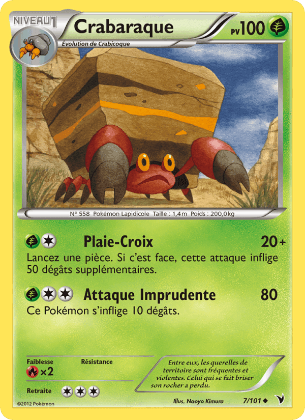 Crabaraque, carta 7 di Nobles Victoires