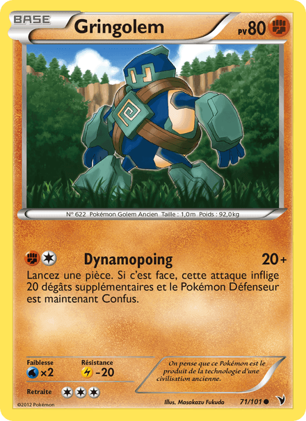 Gringolem, carte 71 de Nobles Victoires