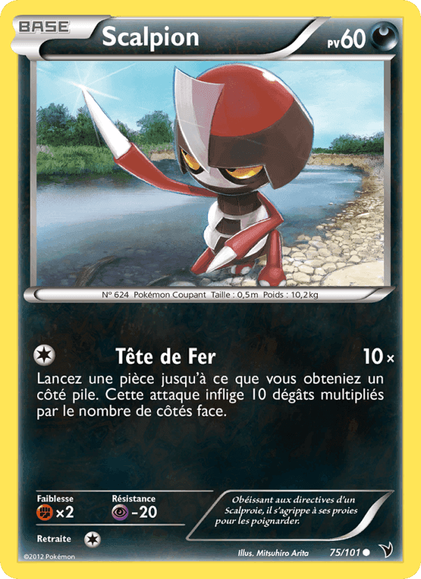Scalpion, carte 75 de Nobles Victoires