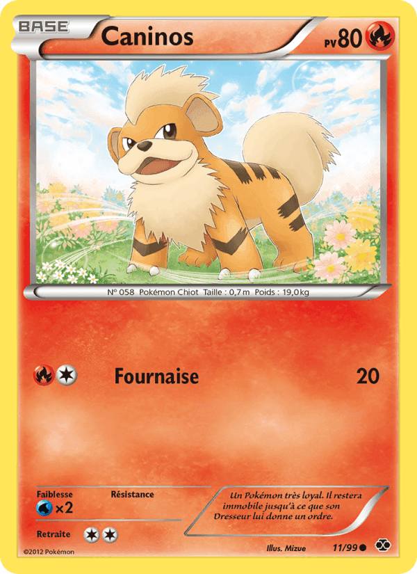 Caninos, carta 11 de Destinées Futures