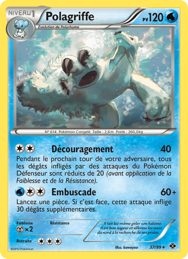 Polagriffe, carte 37 de Destinées Futures