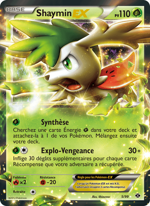 Shaymin-EX, carte 5 de Destinées Futures
