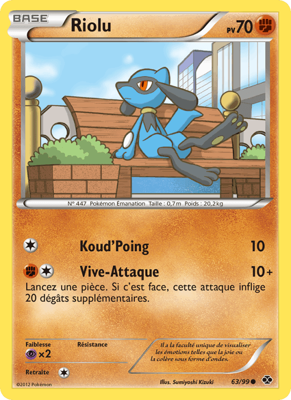 Riolu, carte 63 de Destinées Futures