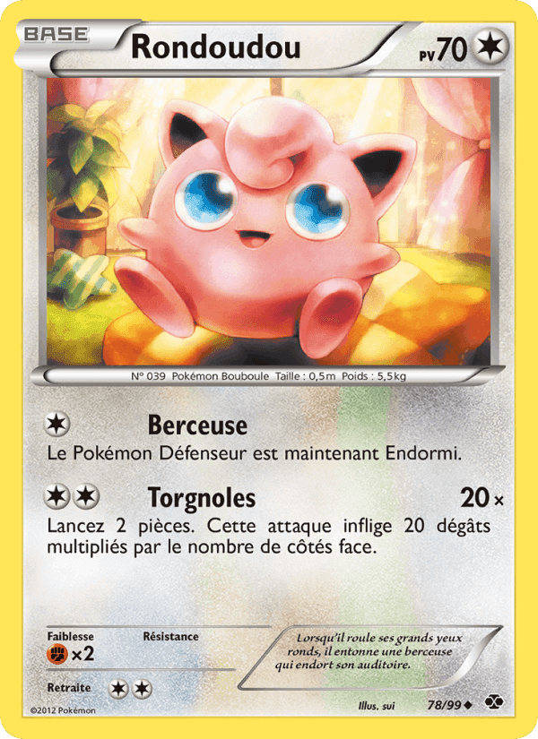 Rondoudou, carte 78 de Destinées Futures