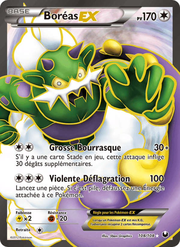 Boréas-EX, card 108 from Explorateurs Obscurs