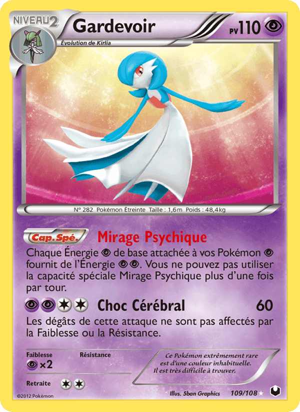Gardevoir, carte 109 de Explorateurs Obscurs