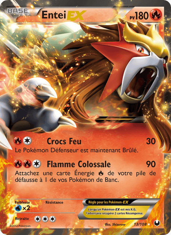 Entei-EX, carte 13 de Explorateurs Obscurs