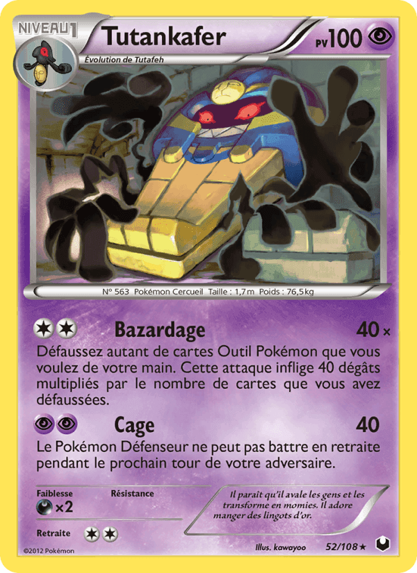 Tutankafer, carte 52 de Explorateurs Obscurs
