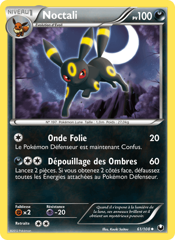 Noctali, card 61 from Explorateurs Obscurs