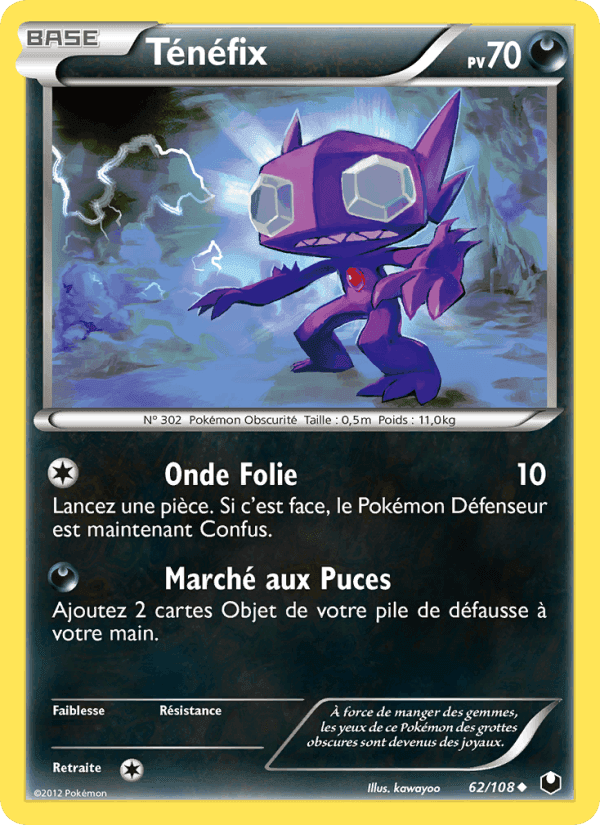 Ténéfix, card 62 from Explorateurs Obscurs