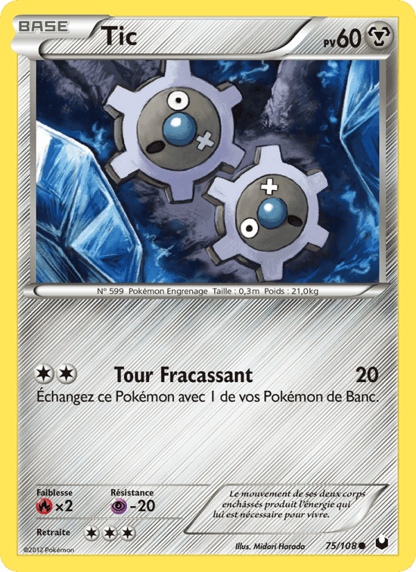 Tic, carta 75 de Explorateurs Obscurs