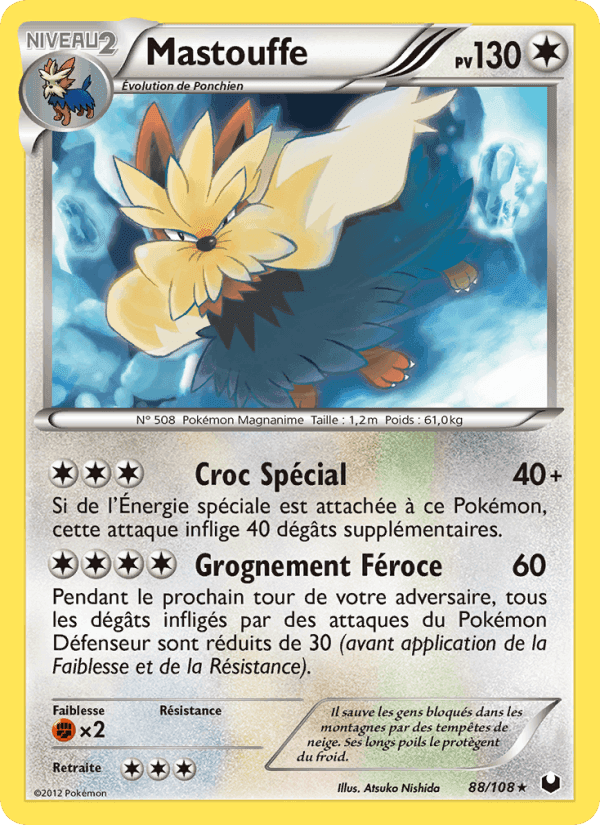 Mastouffe, card 88 from Explorateurs Obscurs