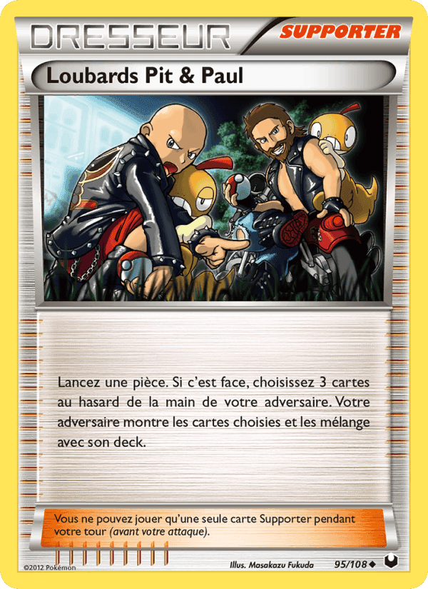 Loubards Pit & Paul, carte 95 de Explorateurs Obscurs