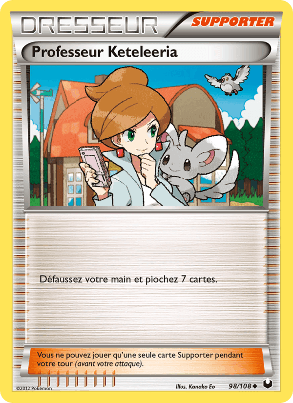 Professeur Keteleeria, carta 98 de Explorateurs Obscurs