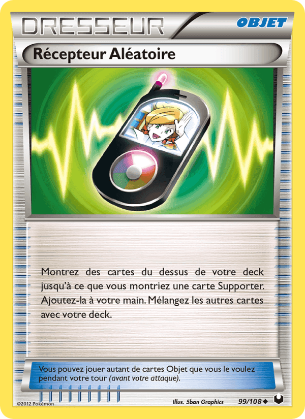 Récepteur Aléatoire, carte 99 de Explorateurs Obscurs