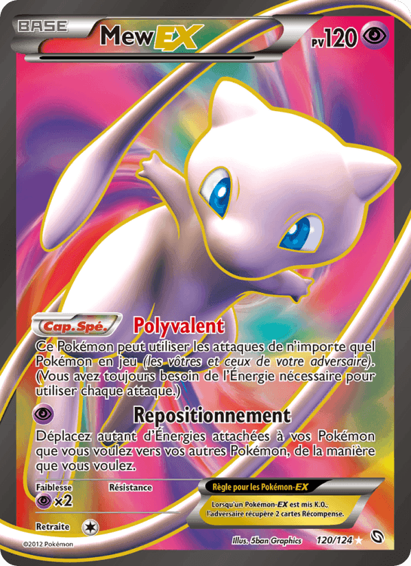 Mew-EX, carte 120 de Dragons Éxaltés