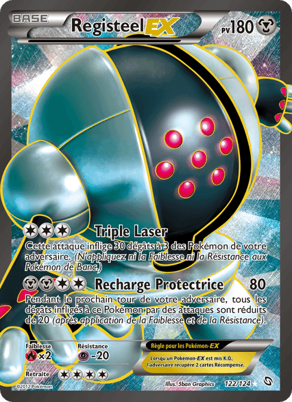 Registeel-EX, card 122 from Dragons Éxaltés