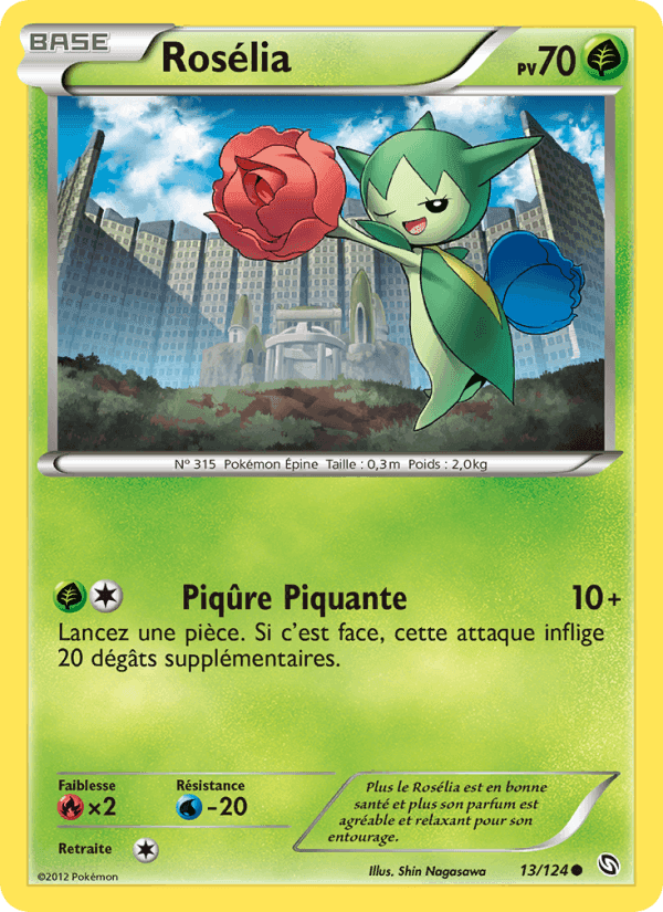 Rosélia, carte 13 de Dragons Éxaltés