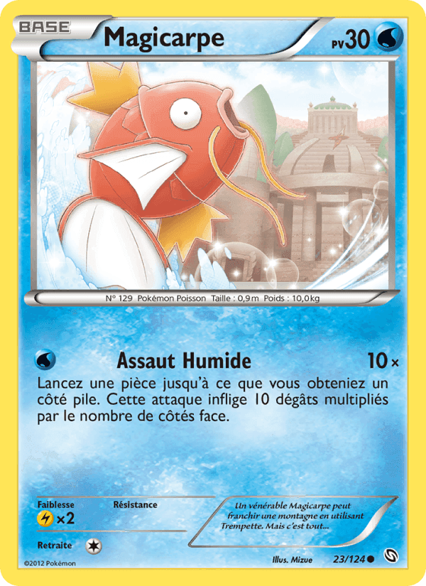 Magicarpe, carte 23 de Dragons Éxaltés