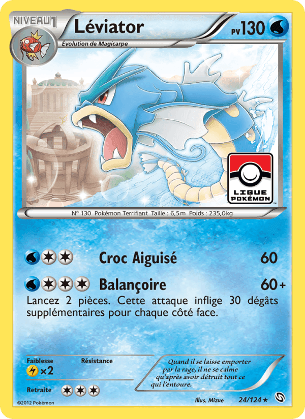 Léviator, carte 24 de Dragons Éxaltés