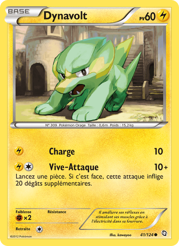 Dynavolt, carta 41 di Dragons Éxaltés