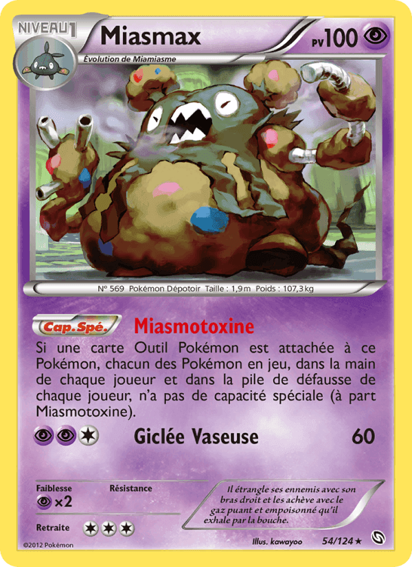 Miasmax, carte 54 de Dragons Éxaltés