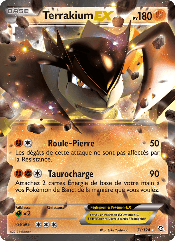 Terrakium-EX, carte 71 de Dragons Éxaltés