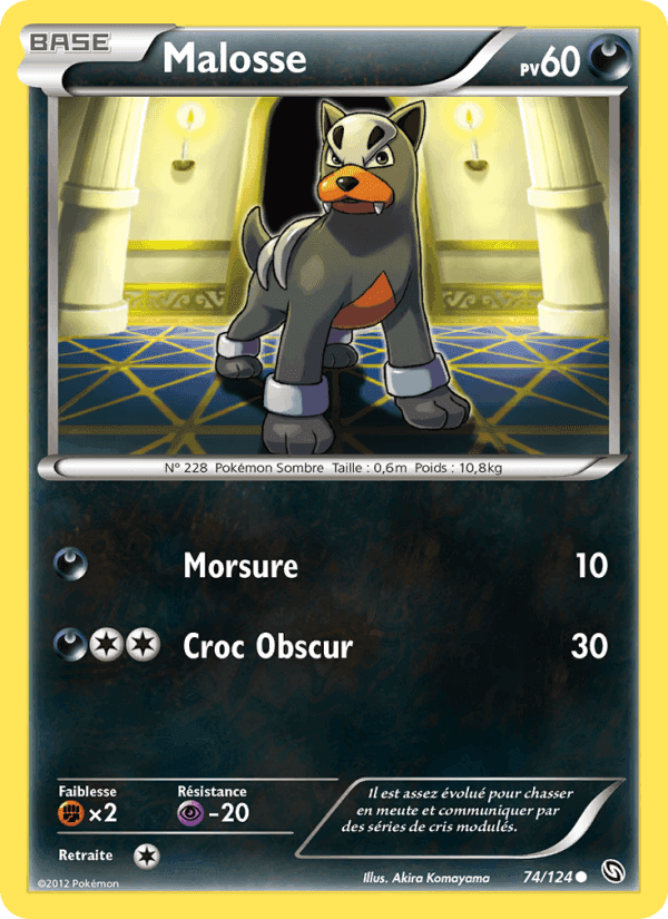 Malosse, card 74 from Dragons Éxaltés