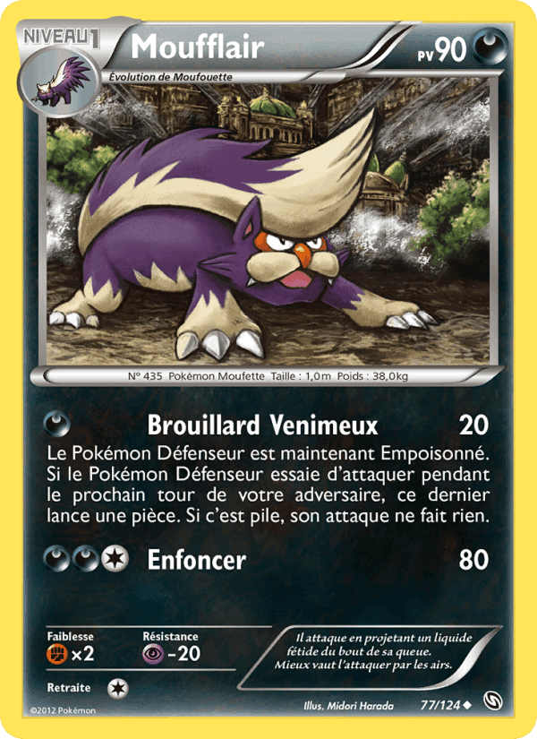 Moufflair, carta 77 di Dragons Éxaltés