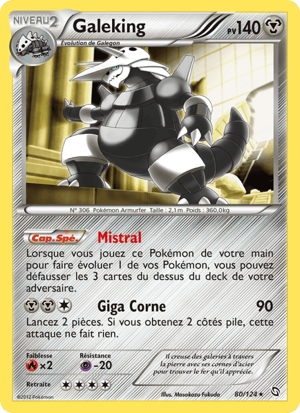 Galeking, carte 80 de Dragons Éxaltés