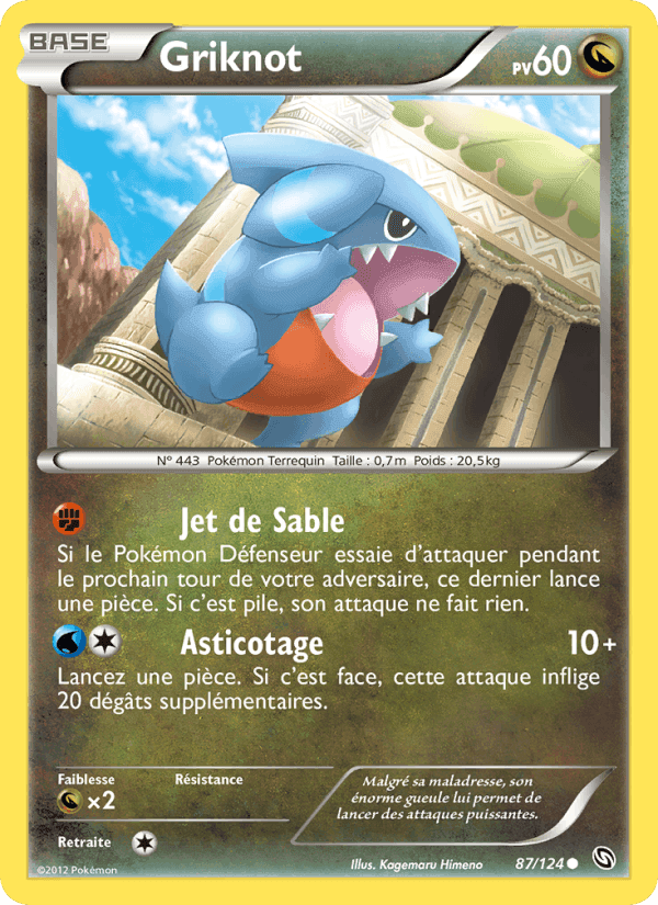 Griknot, carte 87 de Dragons Éxaltés