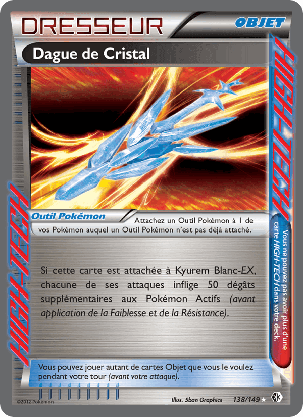 Dague de Cristal, card 138 from Frontières Franchies