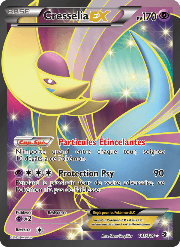 Cresselia-EX, carte 143 de Frontières Franchies