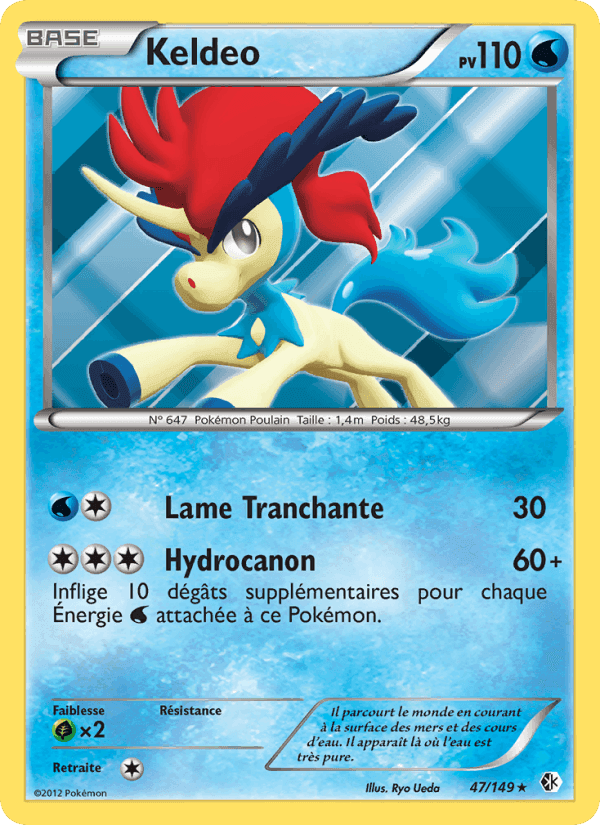 Keldeo, carte 47 de Frontières Franchies